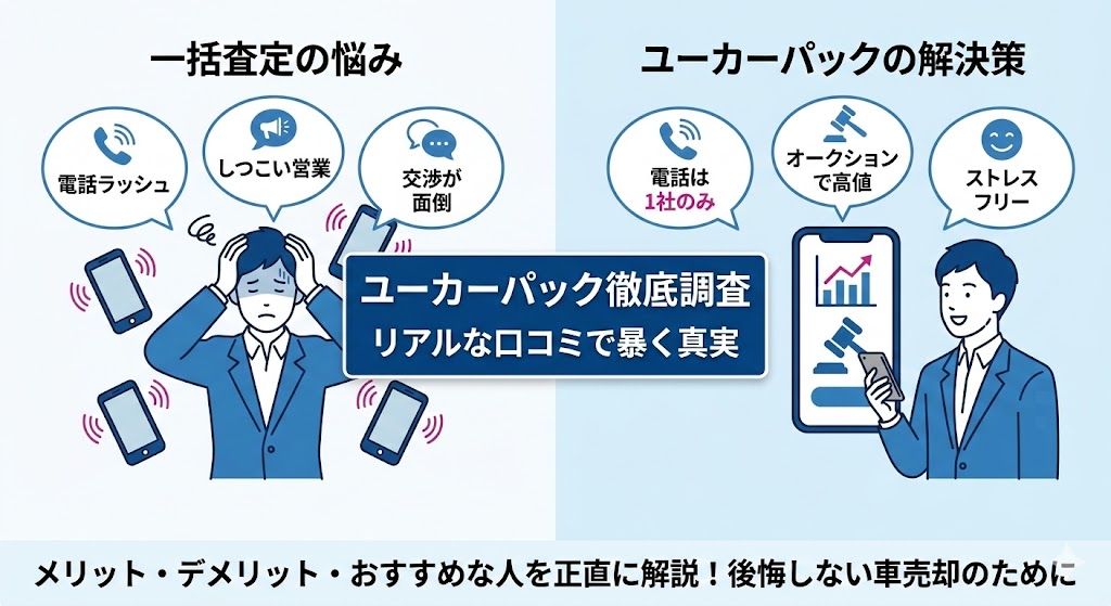 ユーカーパックの買取の評判・口コミ