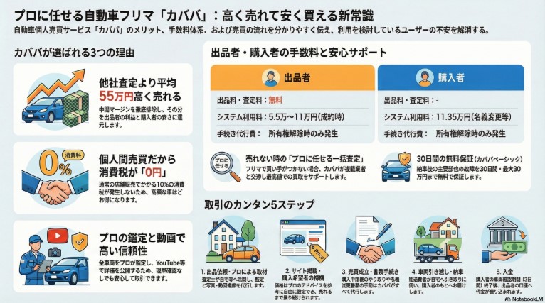 カババ車買取の評判・口コミ