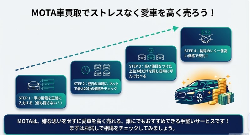 MOTA車買取の評判・口コミ