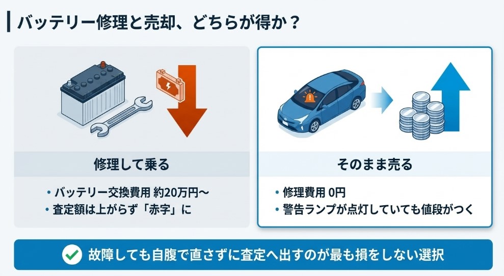 10万キロ超えのプリウスは売却か乗り続けるかどっちがいい？