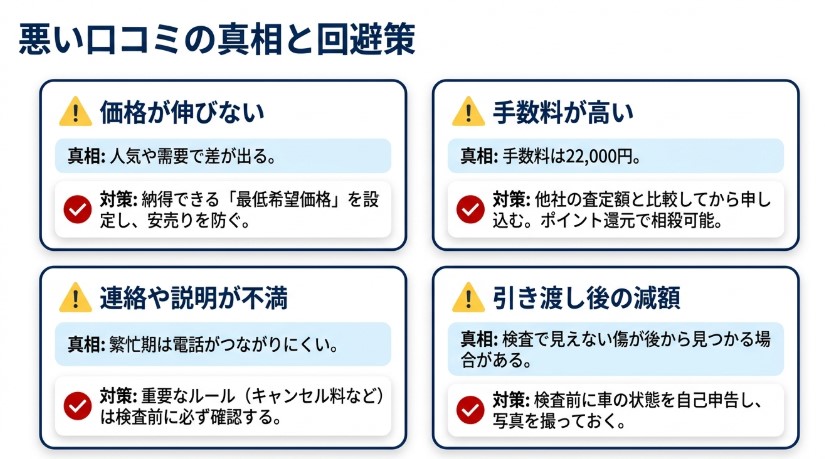 楽天Car車買取の評判・口コミ