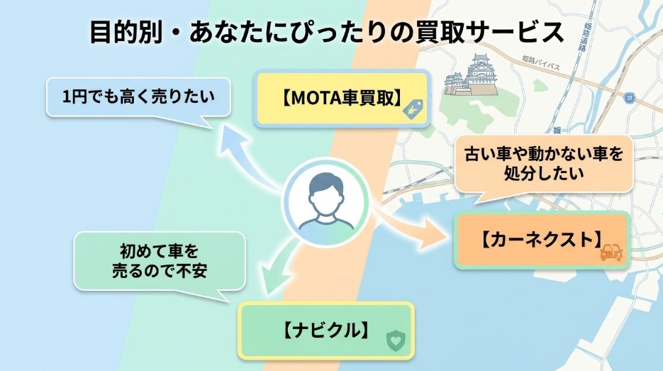 姫路で車を売却する際のおすすめ業者15選ランキング記事