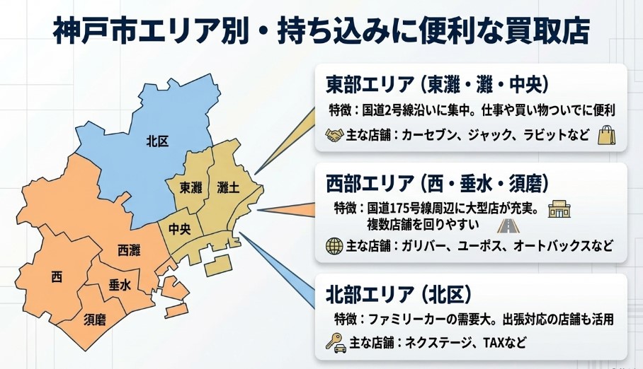 神戸の車買取おすすめ業者15選を紹介記事