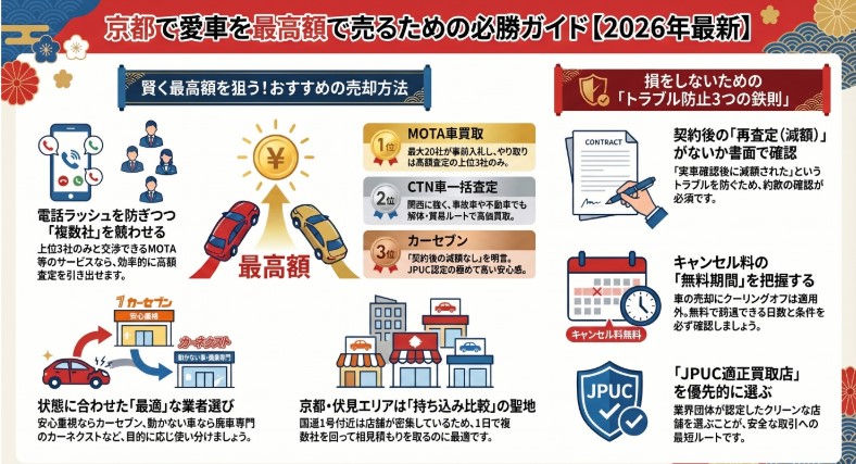 静岡の中古車買取業者のおすすめ15選記事