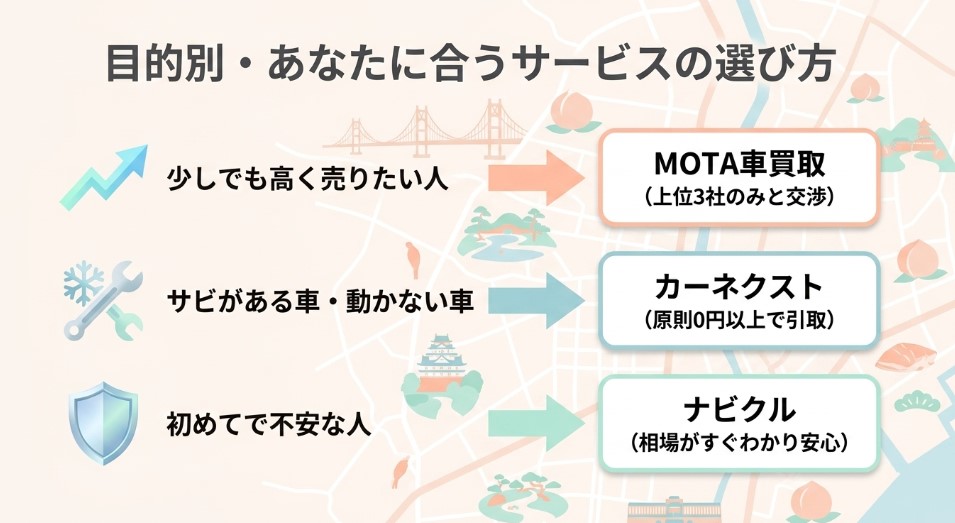 岡山で車を売却する際のおすすめ業者15選ランキング記事