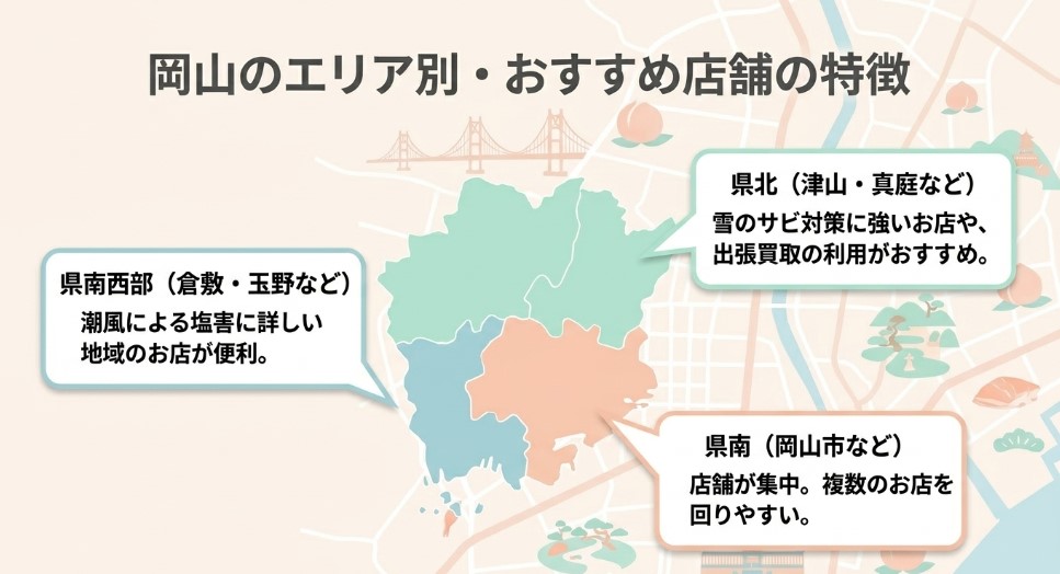 岡山で車を売却する際のおすすめ業者15選ランキング記事