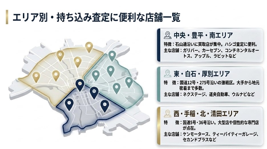 札幌の車買取業者のおすすめ15選記事