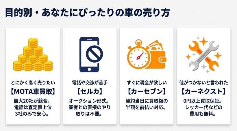 静岡の中古車買取業者のおすすめ10選記事