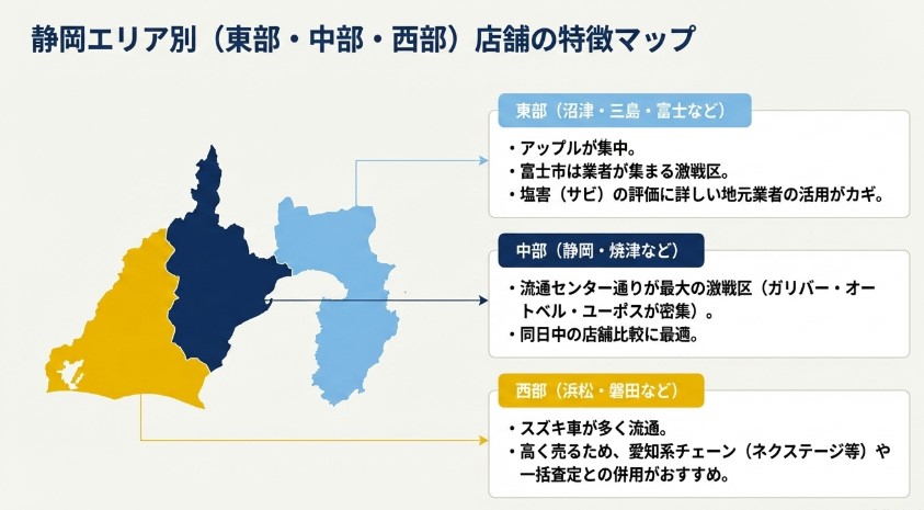 静岡の中古車買取業者のおすすめ10選記事