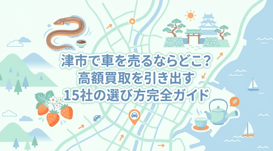 津市で車を売却する際のおすすめ業者15選ランキング記事