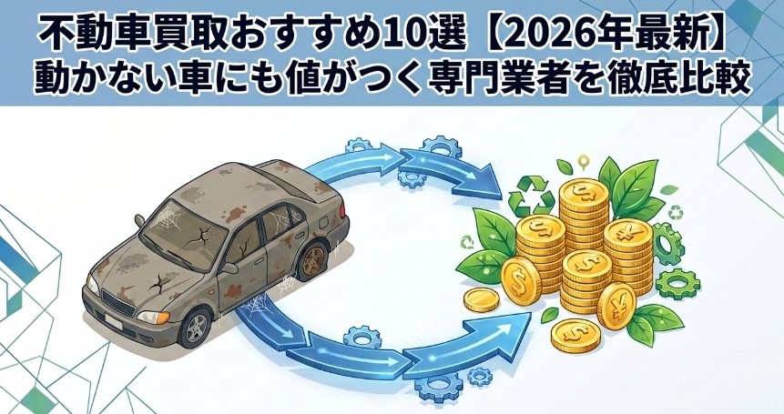 不動車を売る際のおすすめ買取業者ランキング記事