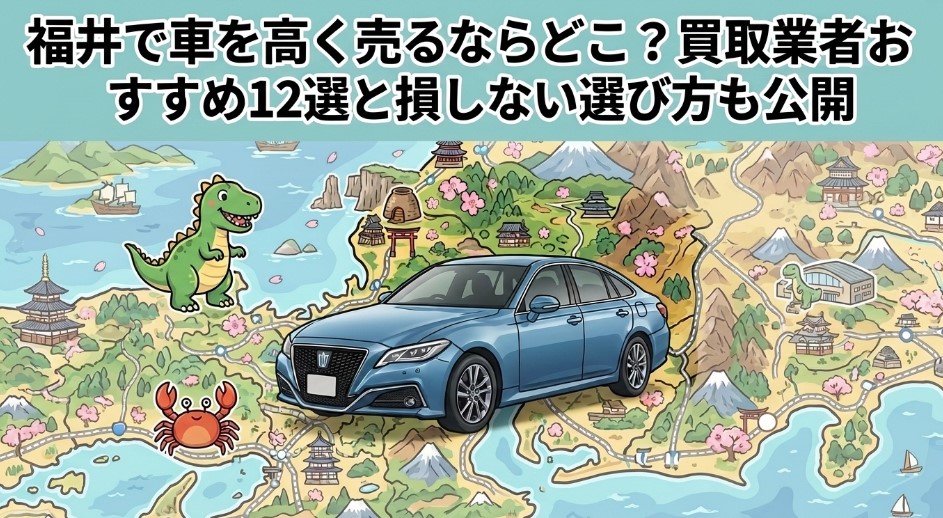 福井で車を売却する際のおすすめ業者15選ランキング記事
