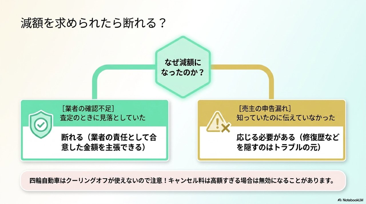 減額されたとき:断れる?断れない?についての解説画像
