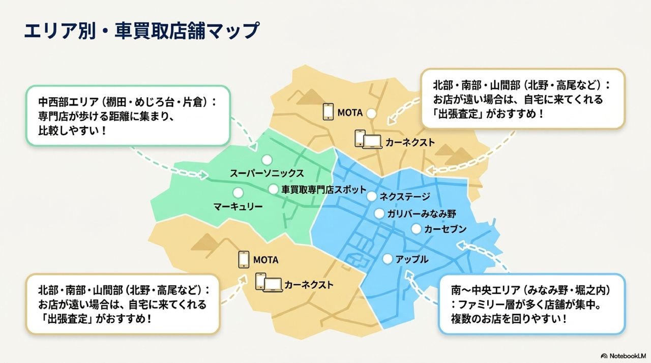八王子市の人気車種と買取相場についての解説画像
