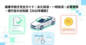廃車手続き記事 DRAFTのアイキャッチ画像