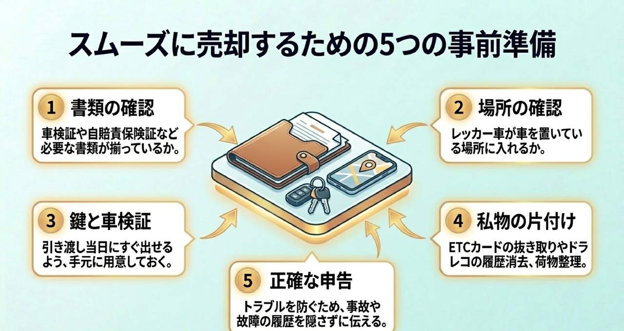 目的別・パターン別の廃車買取業者の選び方についての解説画像