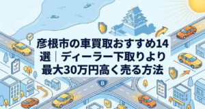 彦根市の車買取おすすめ14選｜ディーラー下取りより最大30万円高く売る方法のアイキャッチ画像