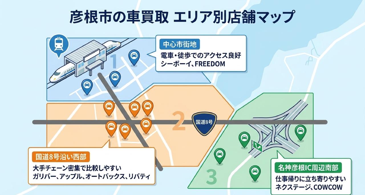 彦根の車買取おすすめ業者ランキング14選についての解説画像