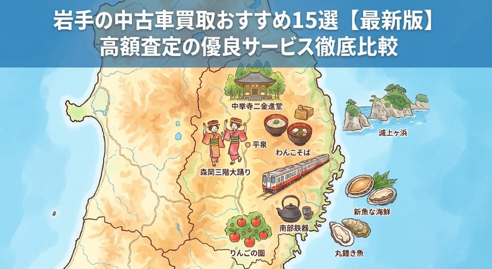 岩手で車を売却する際のおすすめ業者15選ランキング記事