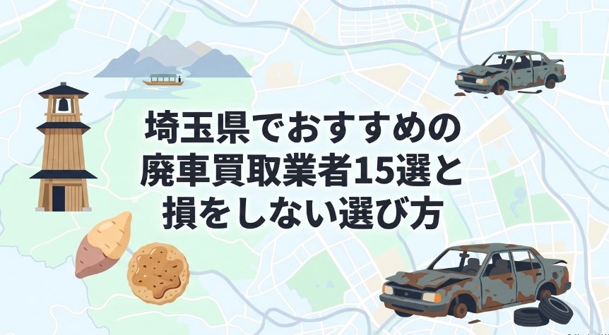 埼玉で廃車を売る際のおすすめ買取業者ランキング記事