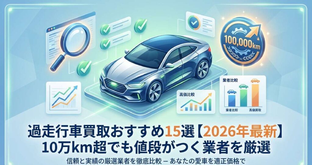 過走行車買取記事 DRAFTのアイキャッチ画像