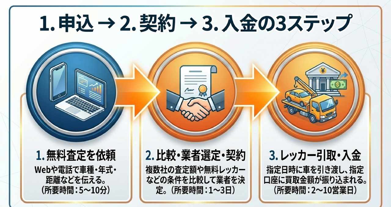 過走行車を放置すると起こる3つのリスクについての解説画像