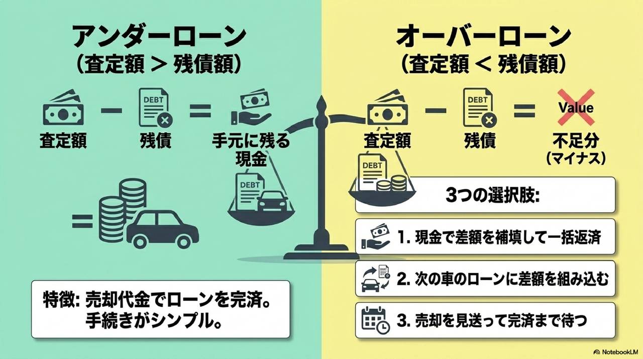 アンダーローン・オーバーローンを確認するについての解説画像