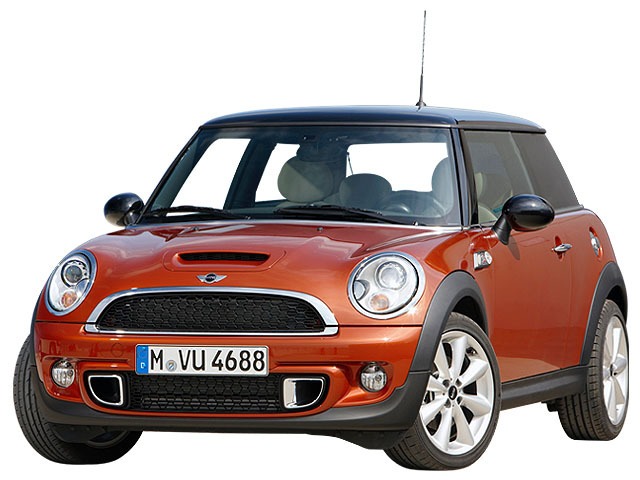ミニ クーパーS 第2世代R56(2007〜2013年)の外装。丸目ヘッドライトとクラシカルなフロントが特徴