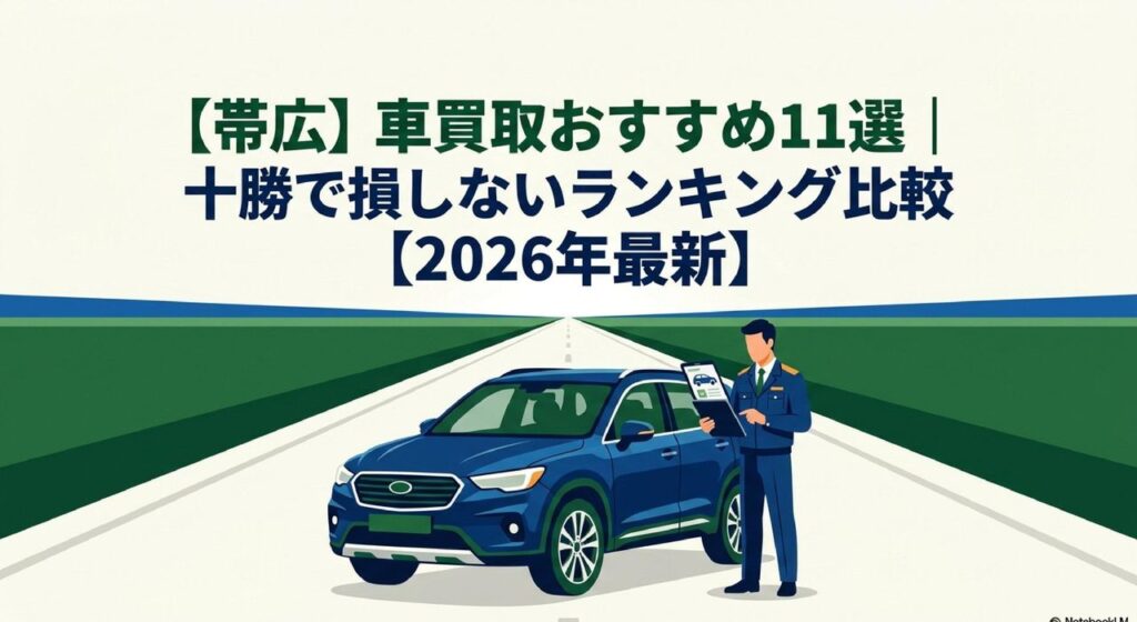 【帯広】車買取おすすめ11選｜十勝で損しないランキング比較【2026年最新】のアイキャッチ画像