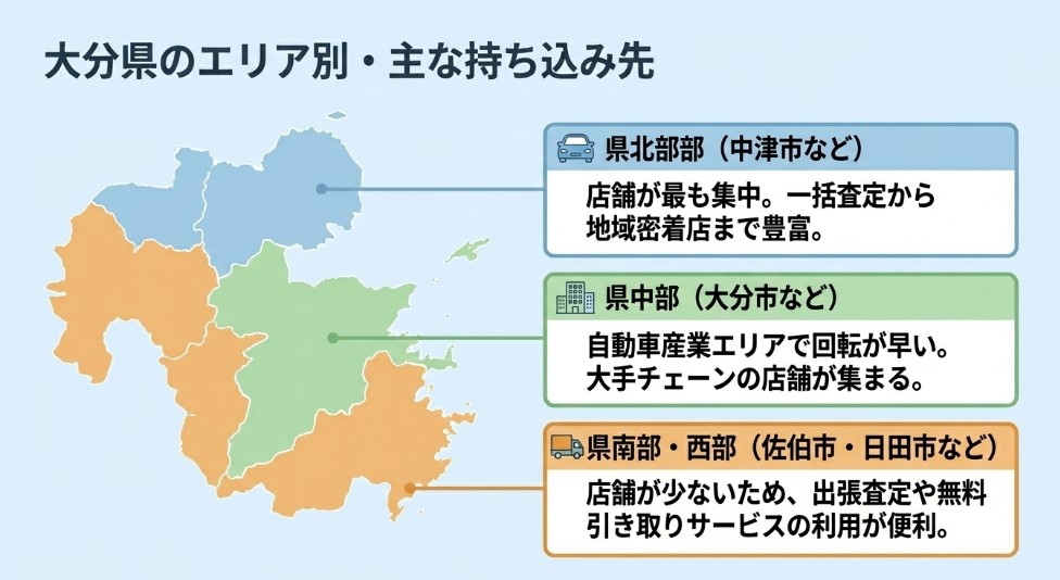 大分で車を売却する際のおすすめ業者15選ランキング記事