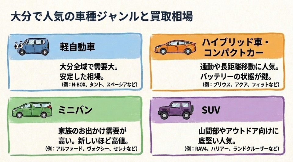 大分で車を売却する際のおすすめ業者15選ランキング記事