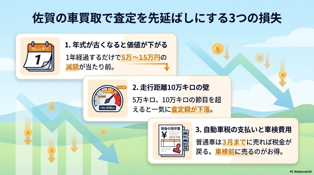 査定を後回しにすると損する3つの理由