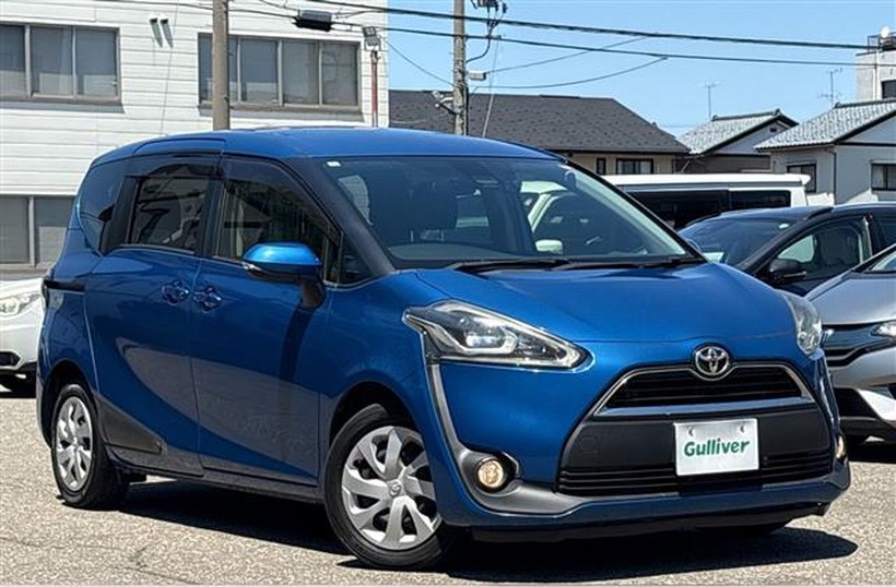 トヨタ シエンタ 2代目(ブルー)10年落ち相当の外装