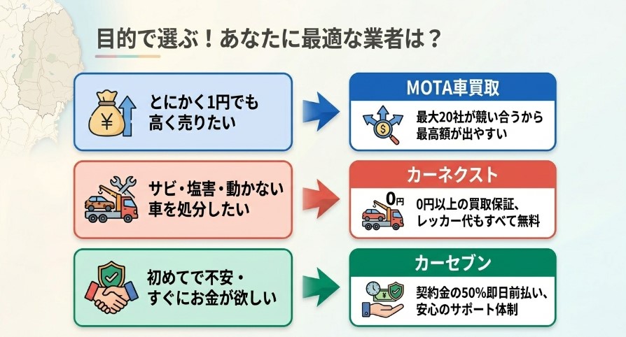 岩手で車を売却する際のおすすめ業者15選ランキング記事