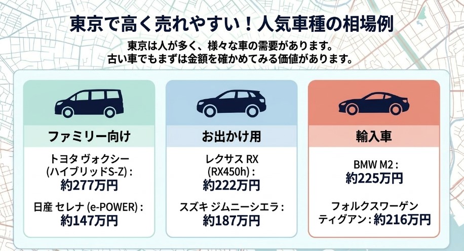 東京で車を売却する際のおすすめ業者15選ランキング記事