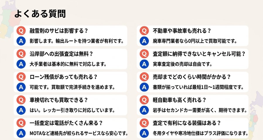 岩手で車を売却する際のおすすめ業者15選ランキング記事