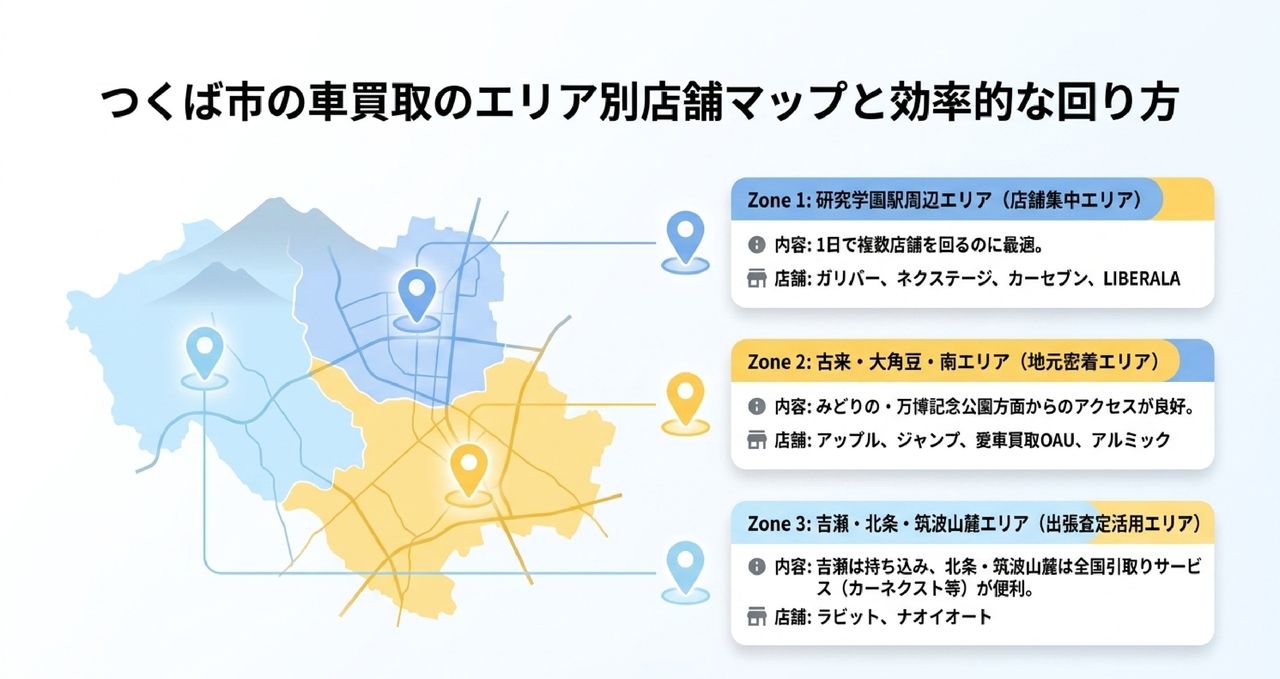 つくば市の車買取おすすめ業者ランキング13選についての解説画像