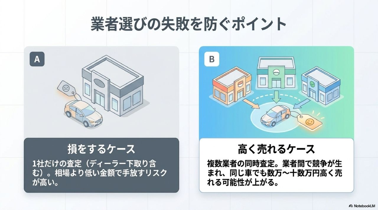 タイミングがよくても業者選びで損するケースも多いについての解説画像