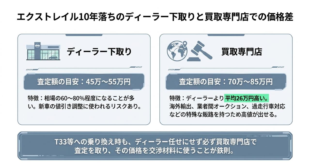 【知らないと損】T30/T31/T32/T33の世代別 相場と特徴についての解説画像