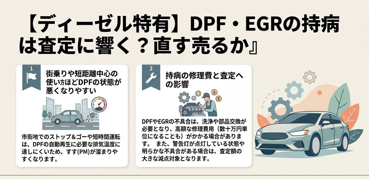 デリカD5 10年落ち(2016年式)の買取相場|前期・ガソリン/ディーゼルが混在についての解説画像