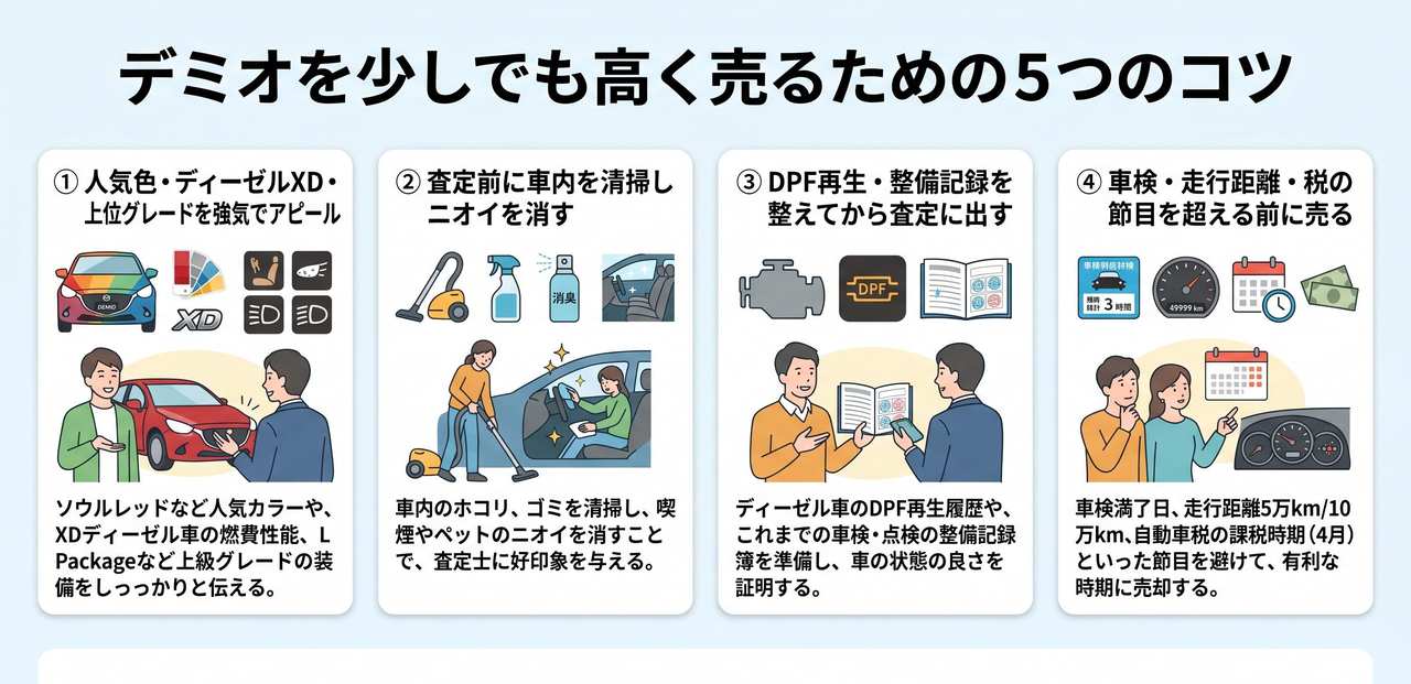 なぜディーラー下取りは安い?デミオを買取専門店で売ると高い理由についての解説画像