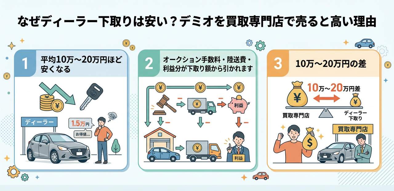デミオ13年落ち(2013年式)の買取相場|3代目DEでも値がつく理由についての解説画像