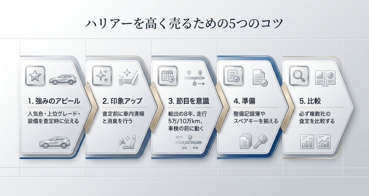 なぜディーラー下取りは安い?ハリアーを買取専門店で売ると高くなる理由についての解説画像
