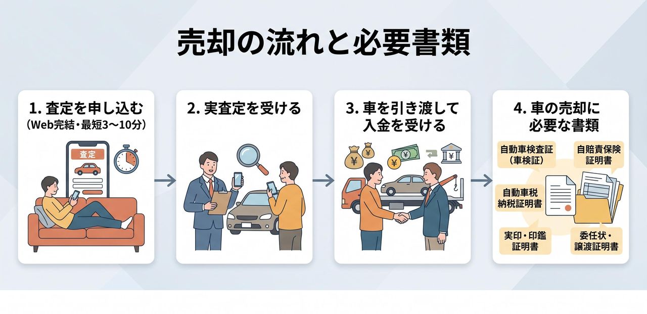目的別に選ぶ一宮市の車買取サービスについての解説画像