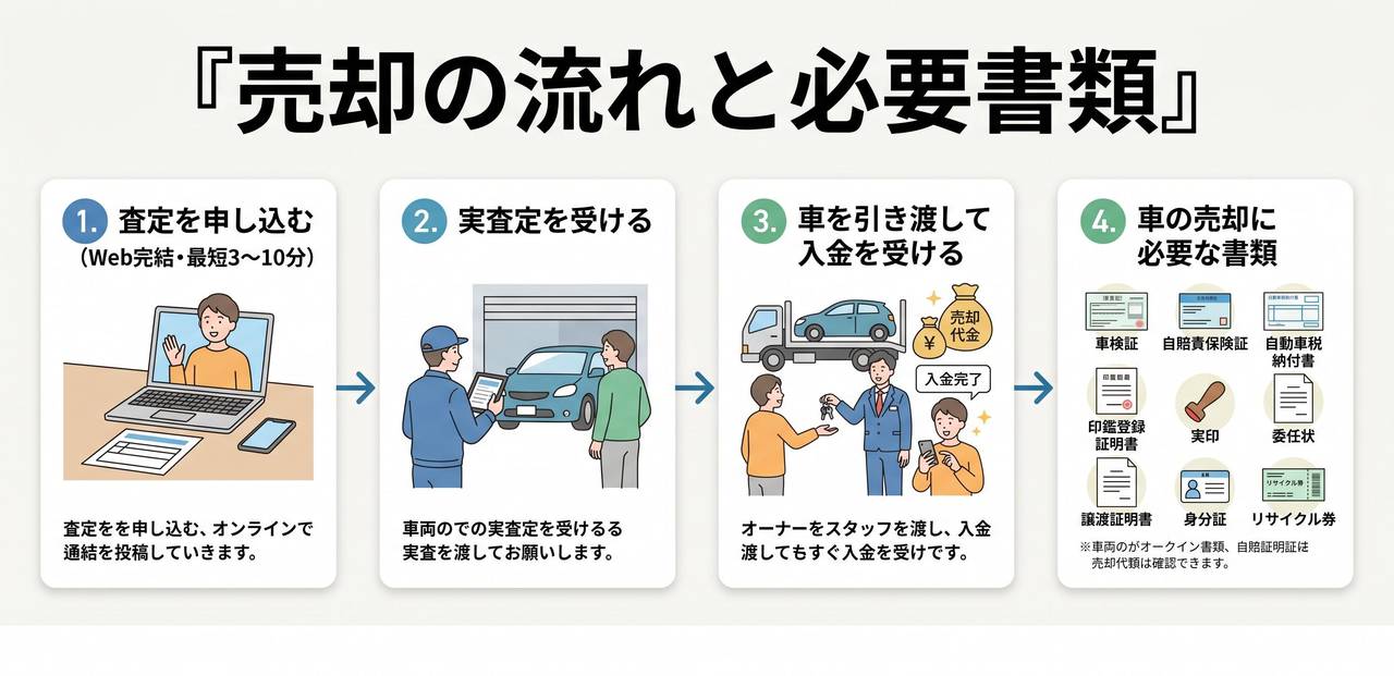 目的別に選ぶ三重の車買取サービスについての解説画像