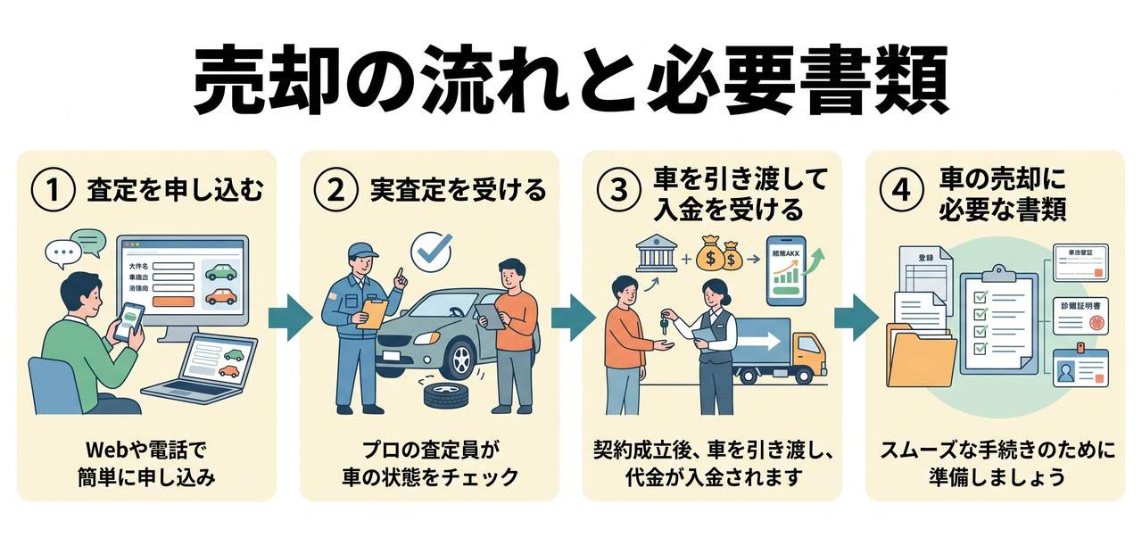 目的別に選ぶ長野県の車買取サービスについての解説画像
