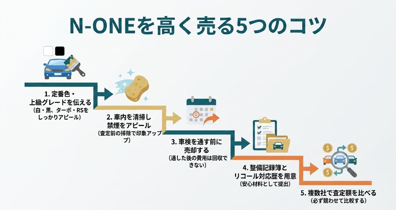 なぜディーラー下取りは安い？N-ONEを買取専門店で売るべき理由についての解説画像