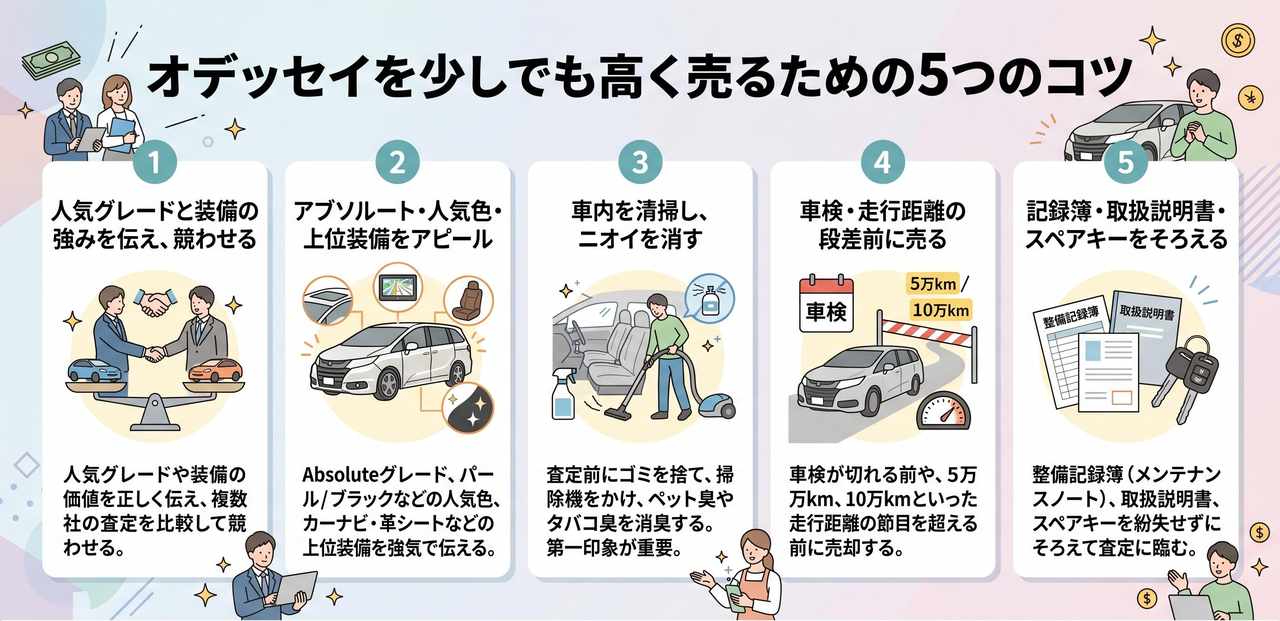 なぜディーラー下取りは安い?オデッセイを買取専門店で売ると差が出る理由についての解説画像