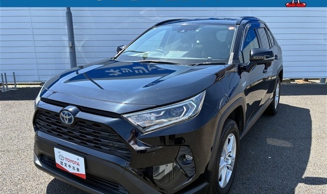 3年落ち RAV4 ハイブリッドG 2023年式AXAH54・アティチュードブラックマイカ・3.2万km