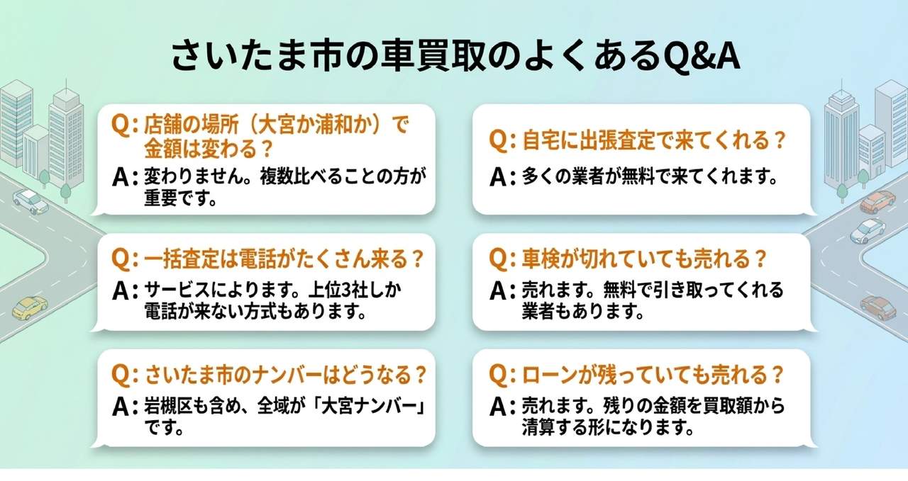 埼玉で査定額を上げるための5つの準備についての解説画像